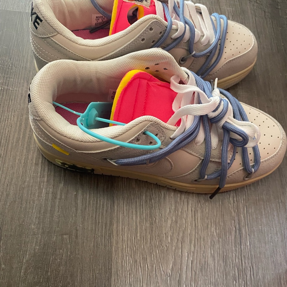 Nike Sneakers Shoes - Cream and Blue